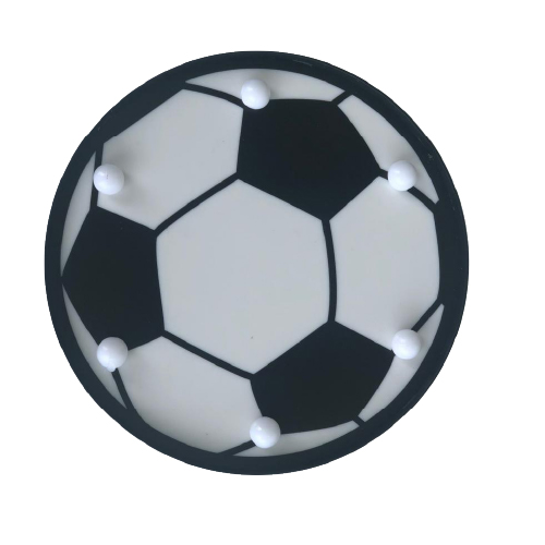 Velador pelota de fútbol a pilas AA